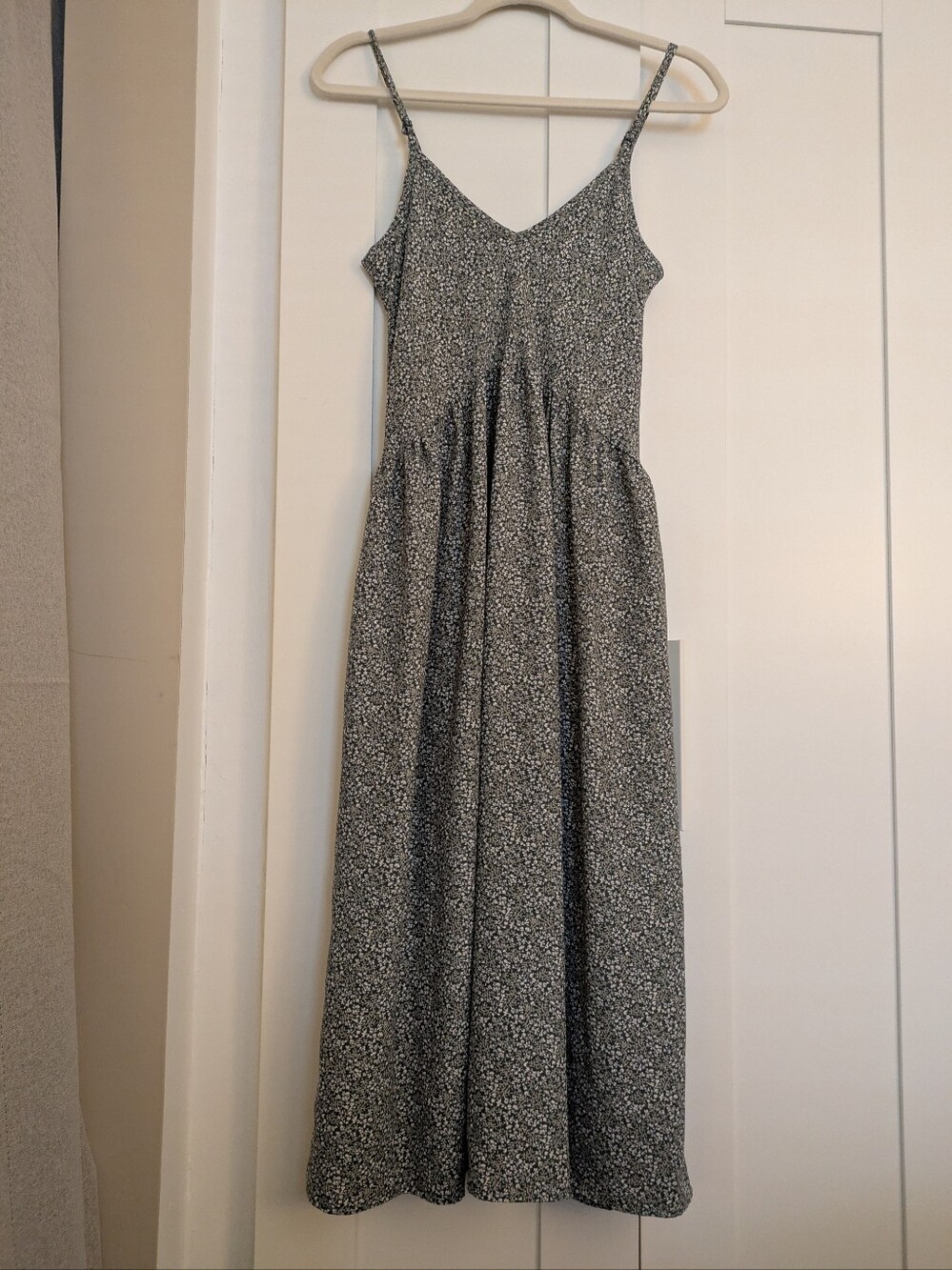 Liz Alig Drop Waist Floral Midi Dress